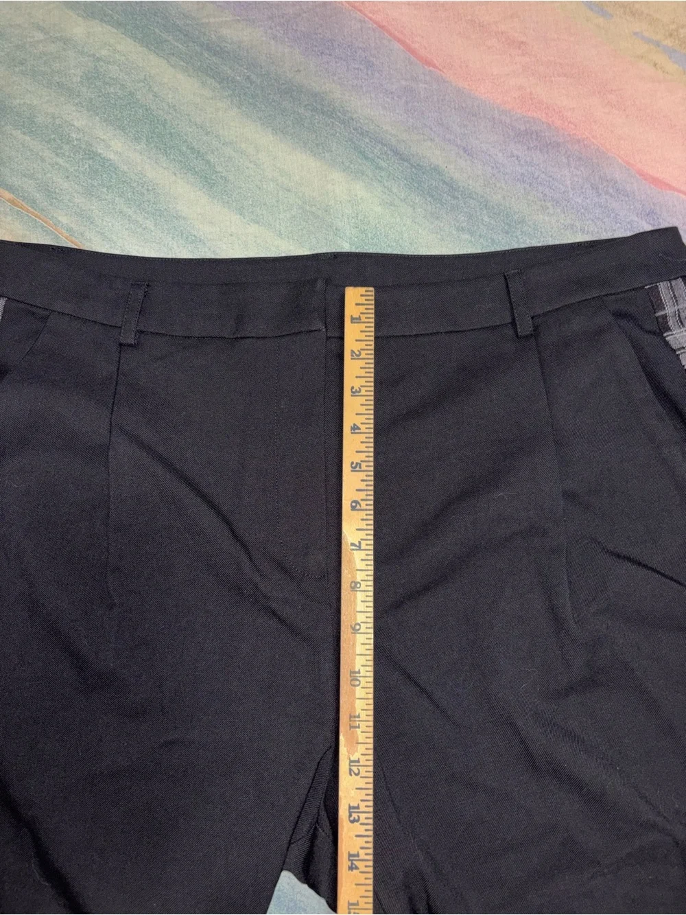 NWT Disturbia Plutone Spliced Check Straight Leg Trousers size 16 pants